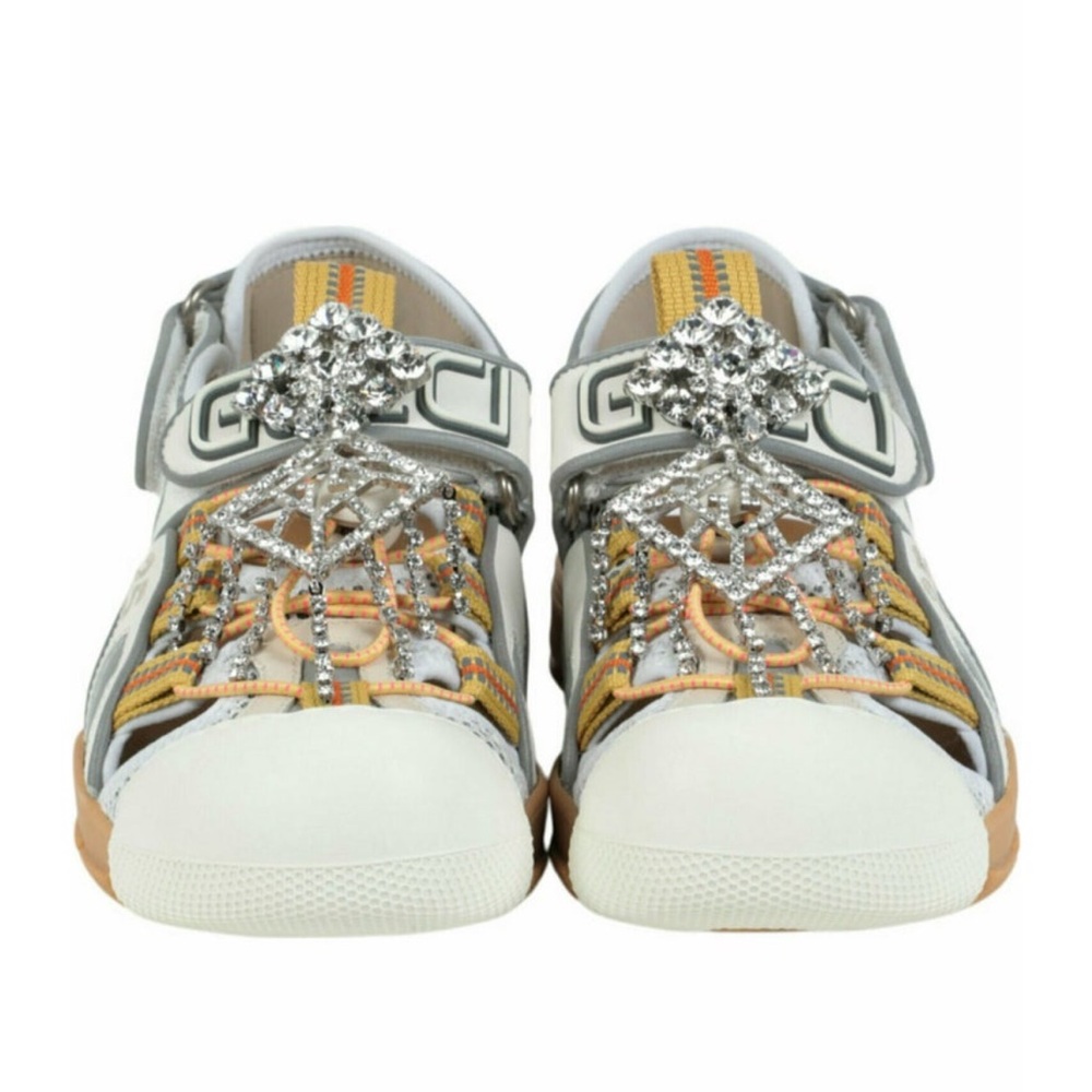 Gucci rubber and leather Sandals - Picture 1 of 4